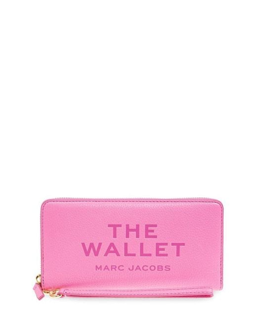 Marc Jacobs Pink Continental Zipped Wallet