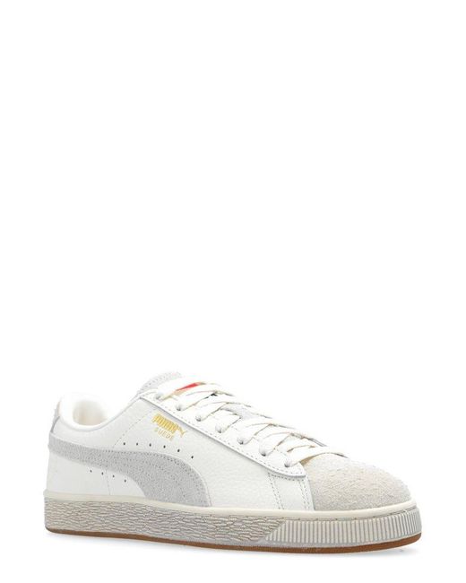 PUMA White X Staple Lace-up Sneakers
