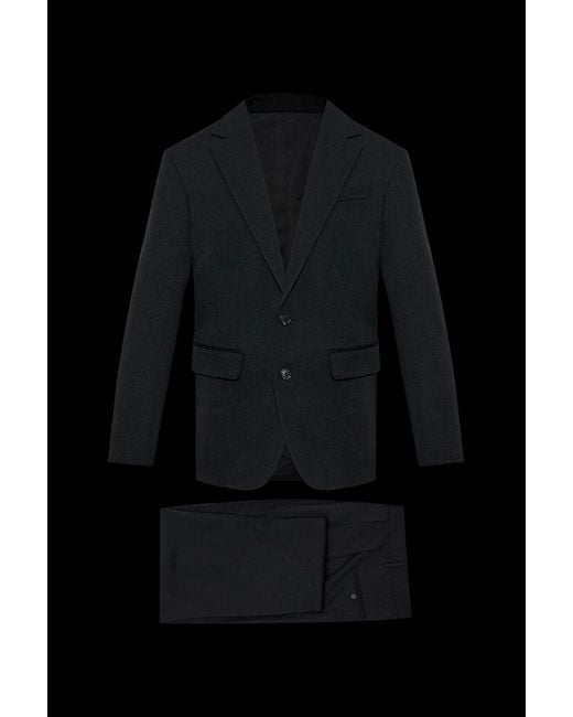 DSquared² Black Single-Breasted Suit for men