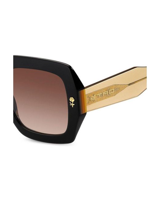 Etro Black Square-frame Sunglasses
