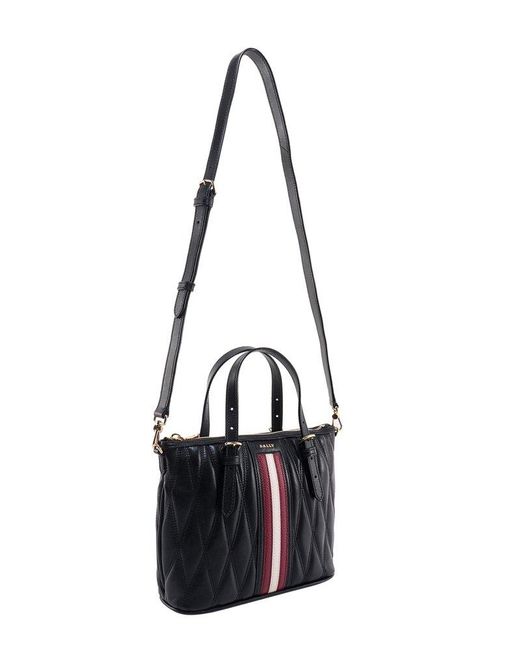 Bally Caya Ladies 6232624 Black Leather Top Handle Bag