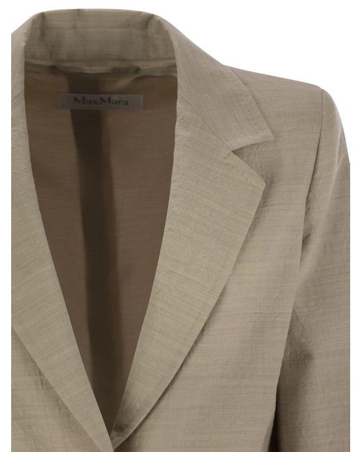 Max Mara Natural Acacia 1234 Single-Breasted Blazer