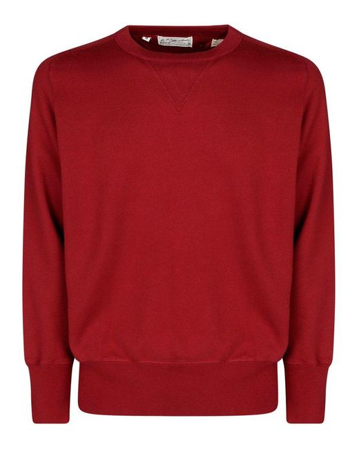 Levi's Red Crew Neck Sweater for men