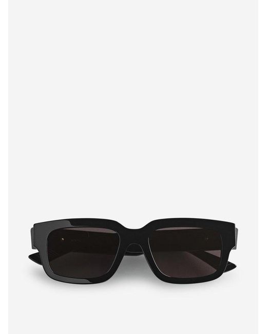 Bottega Veneta White Rectangular Shades for men