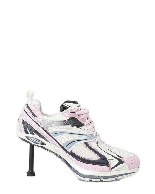 Balenciaga X-pander Heeled Sneakers in Pink | Lyst