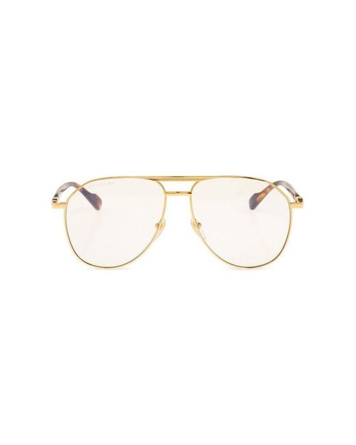 Gucci Metallic Optical Glasses, for men