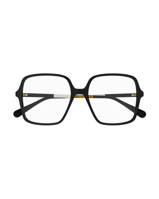 Gucci Black Oversized Square Frame Glasses