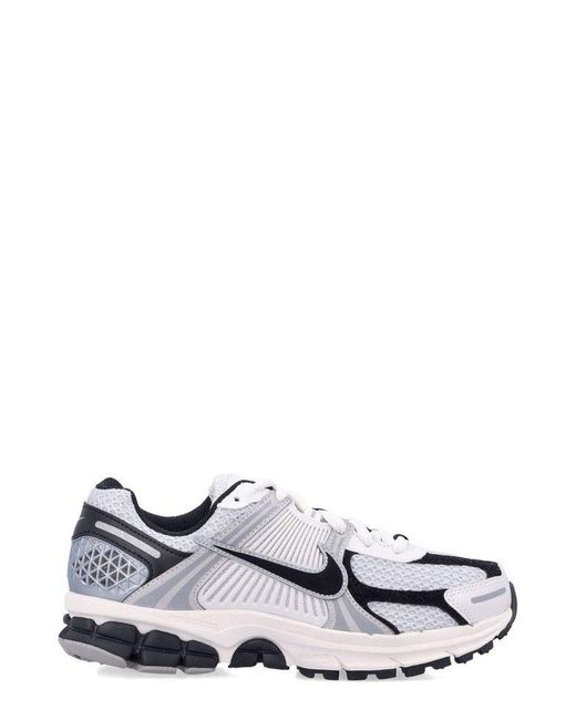 Nike White Zoom Vomero 5 Lace-Up Sneakers