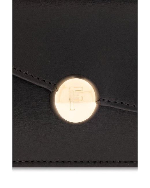 Ferragamo Black Wallet With Logo,