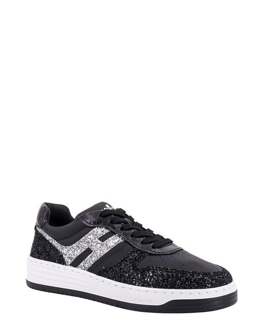 Hogan Black H630 Low-Top Sneakers