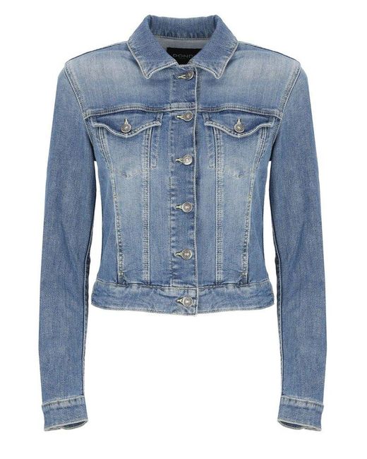 Dondup Blue Classic Denim Jacket