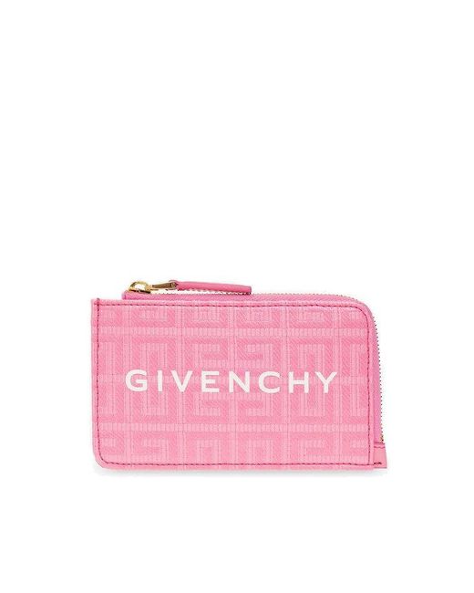 Givenchy Pink Card Case With Logo