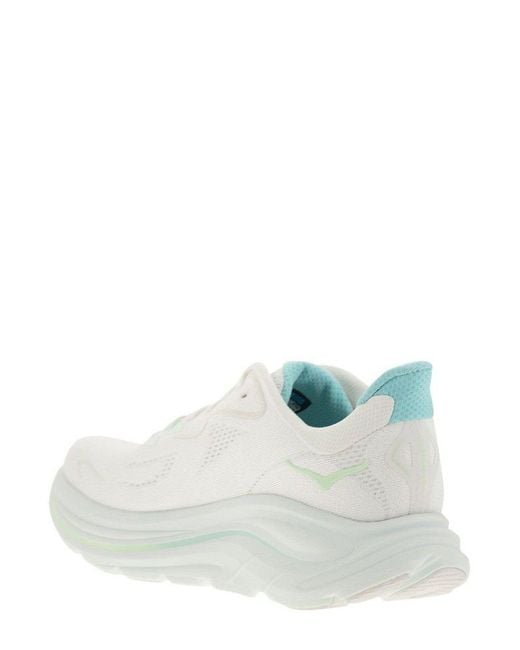Hoka One One White Clifton 10
