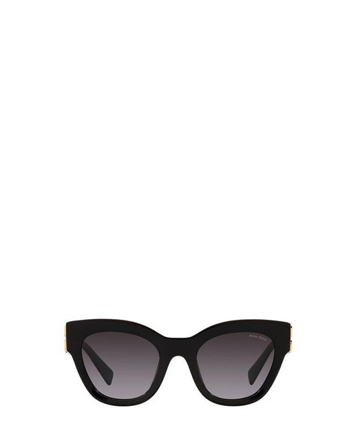 Miu Miu Black Square-Frame Sunglasses