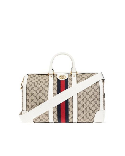 Gucci White 'ophidia Medium' Holdall Bag, for men