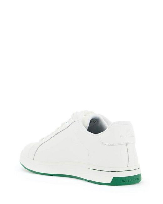 Paul Smith White Albany Zebra Trainers for men
