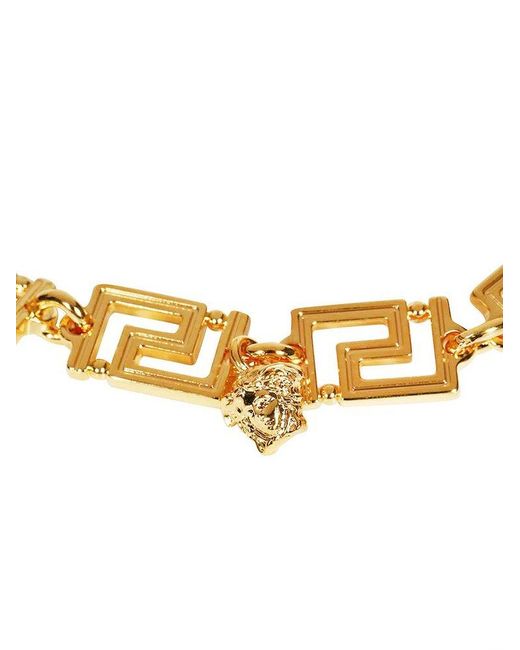 Versace Metallic Medusa-pendant Necklace