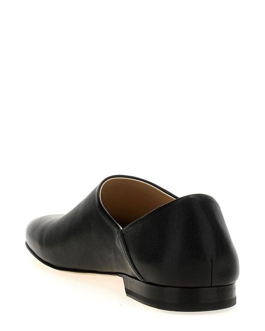 Lemaire Black 'Slippers' Slip On for men