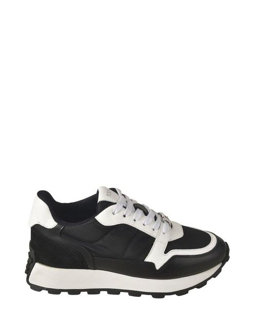 Tod's Black Two-toned Panelled Sneakers