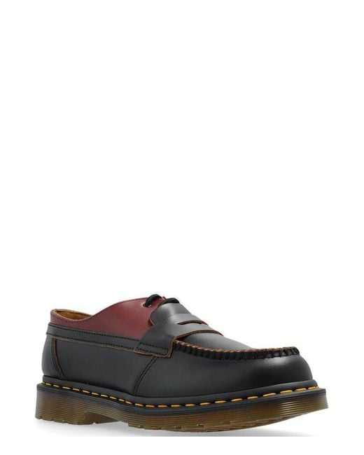 MM6 by Maison Martin Margiela Black X Dr Martens Lace-Up Shoes