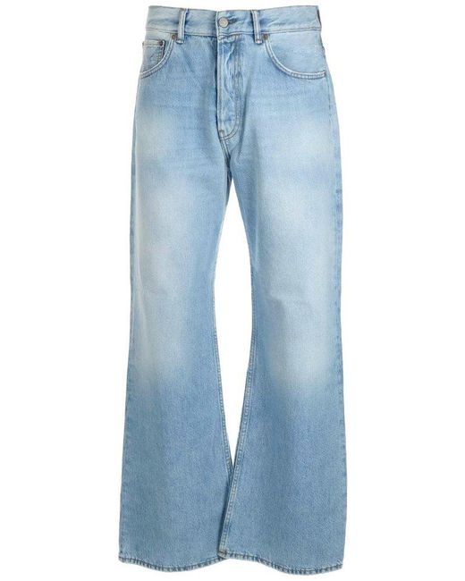Acne Studios Loose Bootcut Jeans in Blue for Men | Lyst Canada