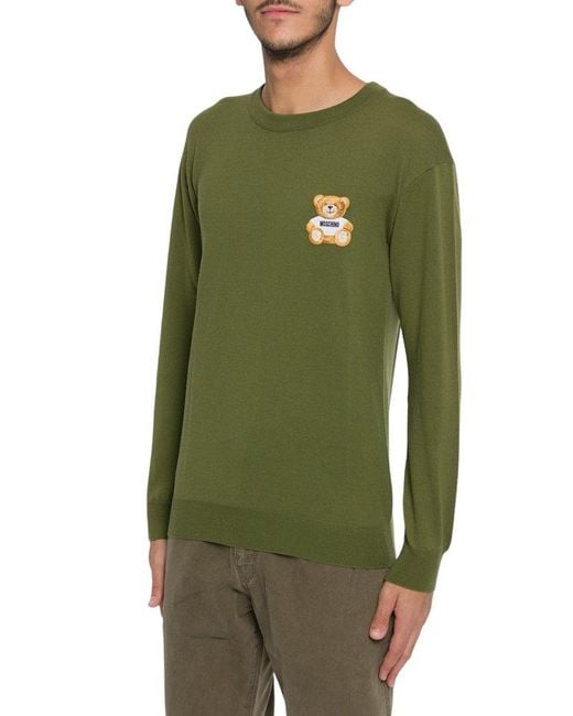 Moschino mens teddy jumper hotsell