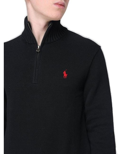 Polo Ralph Lauren Black Sweater for men