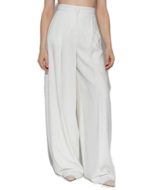 Max Mara Black Manetta Pleated Trousers