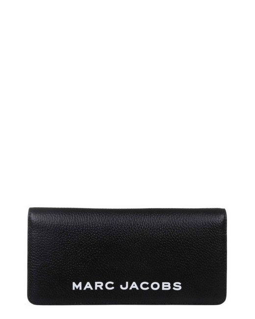 Marc Jacobs Black Leather Mini Wallet on Strap. Made in Vietnam.