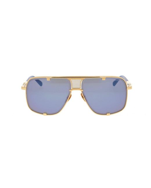 Dita Eyewear Black Square Frame Sunglasses for men