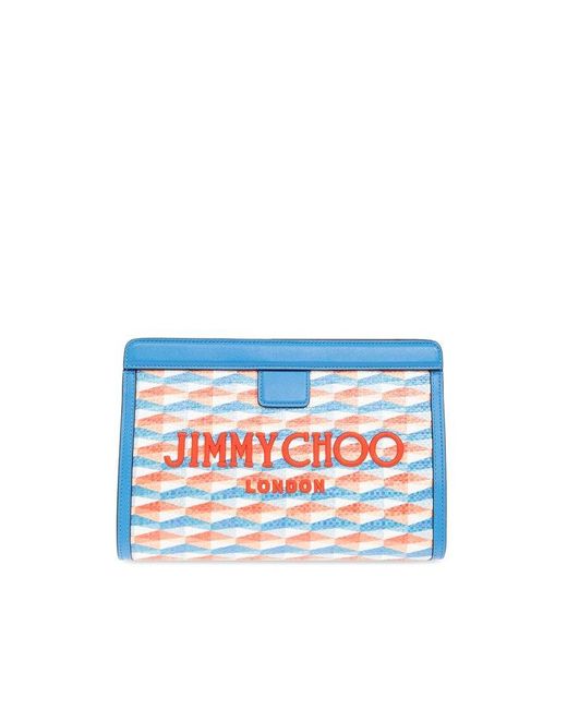 Jimmy Choo Blue 'avenue' Handbag,