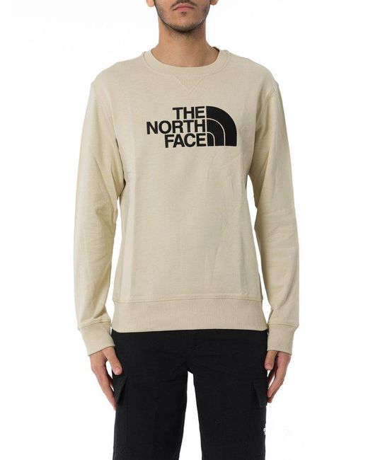 The North Face Natural Drew Peak Crewneck Sweatshirt for men