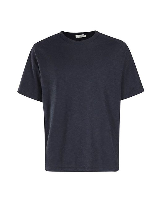 Paolo Pecora Blue Short Sleeved Crewneck T-shirt for men