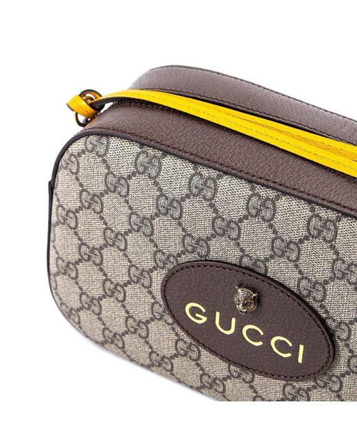 Gucci Neo Vintage GG Supreme Messenger Bag in Metallic Lyst