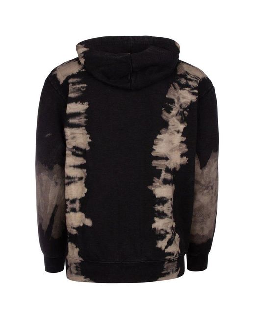 Market Air Transit Puff Tie-dyed Drawstring Hoodie in Black for