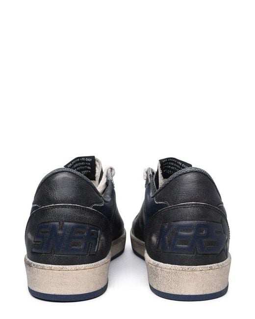 Golden Goose Deluxe Brand Blue 'ball Star' Leather Sneakers for men