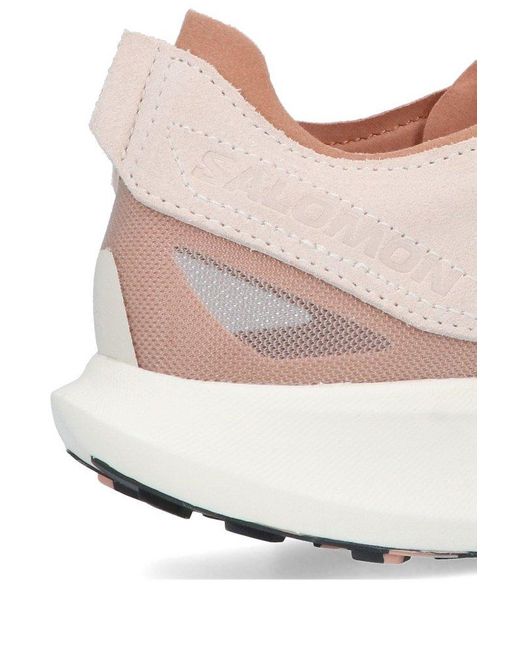 Salomon Pink Pulsar Prg Lace-Up Sneakers for men