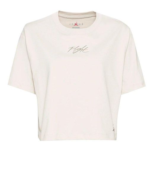 Nike Cotton Jordan Boxy Graphic T-shirt in Brown | Lyst