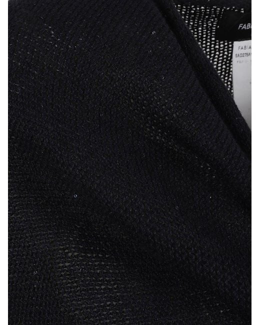 Fabiana Filippi Black Sequinned Cape