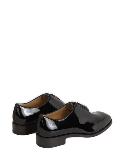 Christian Louboutin Black Corteo Lace-up Shoes for men
