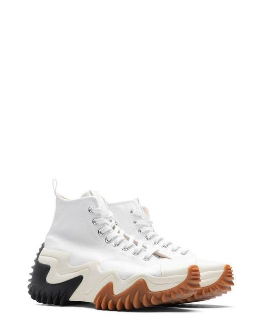 Converse White Run Star Motion High-Top Sneakers