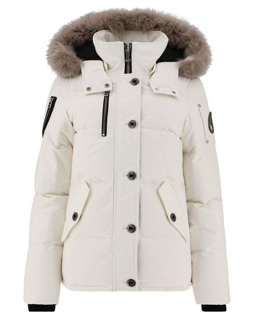 Moose Knuckles 3q Jacket in White | Lyst