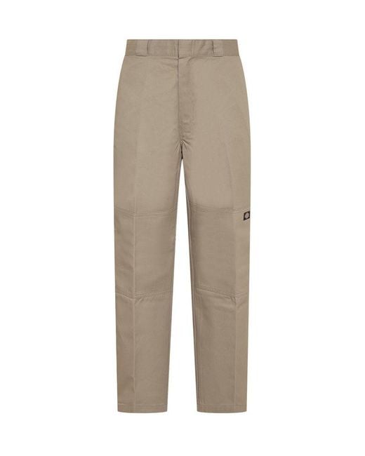 Dickies Natural Double Knee Loose Straight Leg Pants for men