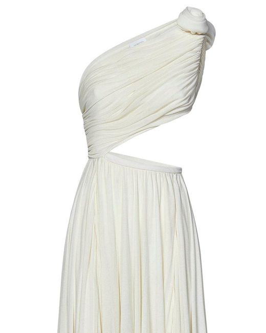 Giambattista Valli One-shoulder Cut-out Dress in White | Lyst