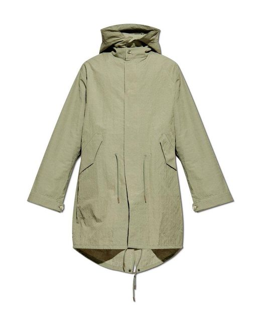 Givenchy Green Monogram 72 Hooded Parka for men