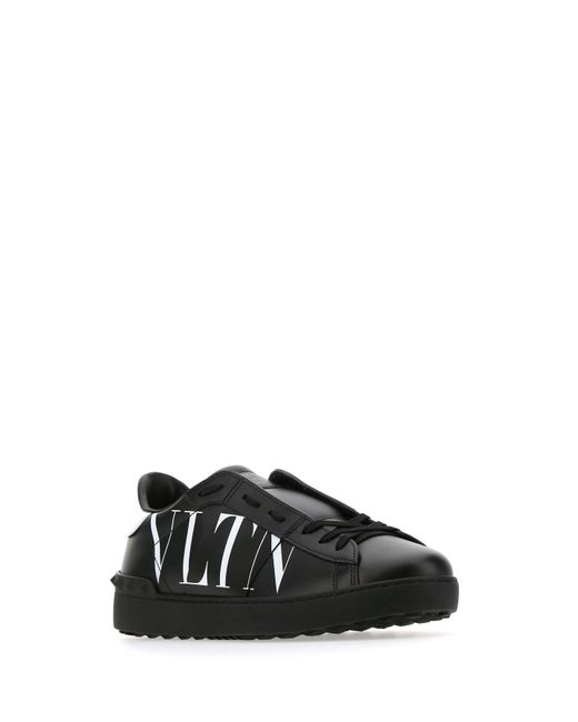 valentino rockstud trainers black