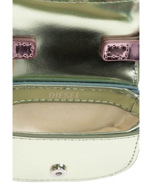 DIESEL Pink Mini 1dr Leather Purse