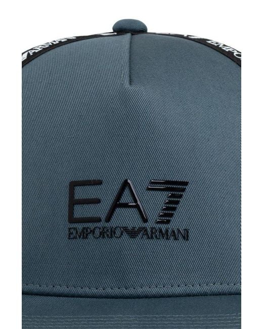 EA7 Blue Logo Series Baseball Cap for men