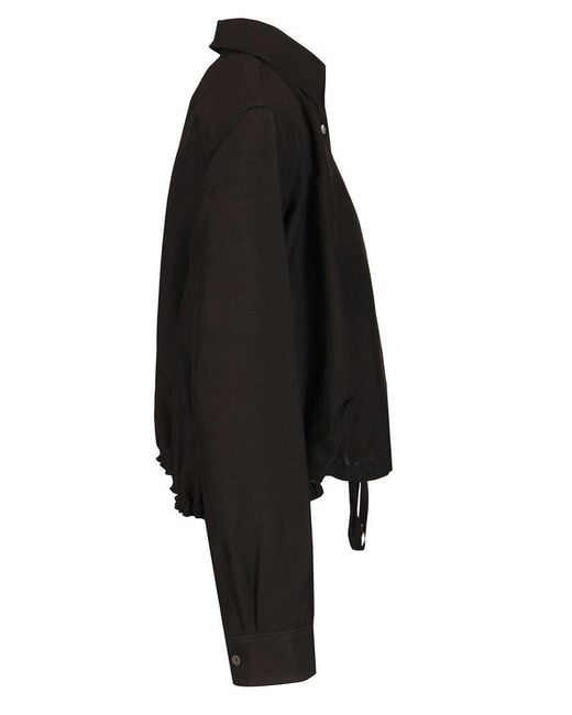 Loewe Black Viscose Shirt Shirts