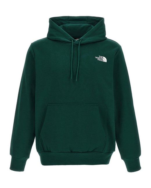 The North Face Green Simple Hoodie for men